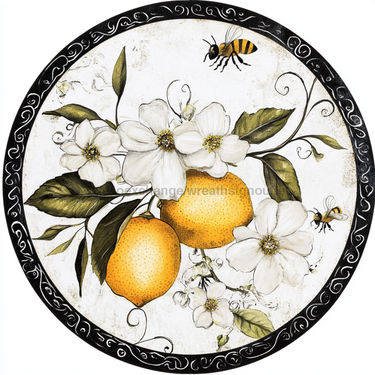 Lemon Sign, Everyday Sign, DCO-13030, Sign For Wreath, 10